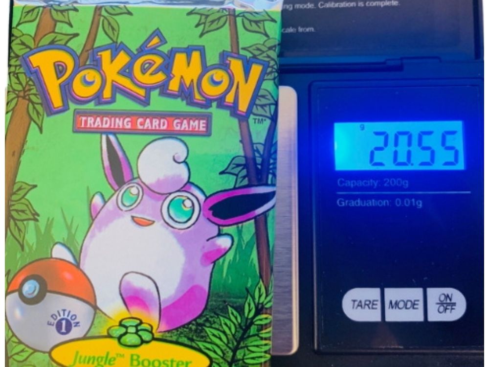 Pokémon booster packs wegen: heavy, light en vintage packs